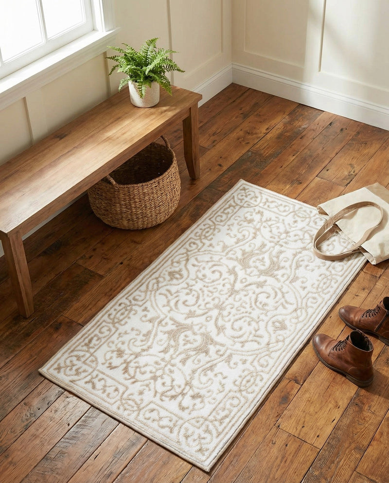 Sanctuary Retreat Collection Area Rug -  Retreat Rectangle Snow White  lifestyle 22