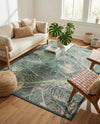 Coastal Terrace Collection Area Rug -  Driftwood Rectangle Blue  lifestyle 36