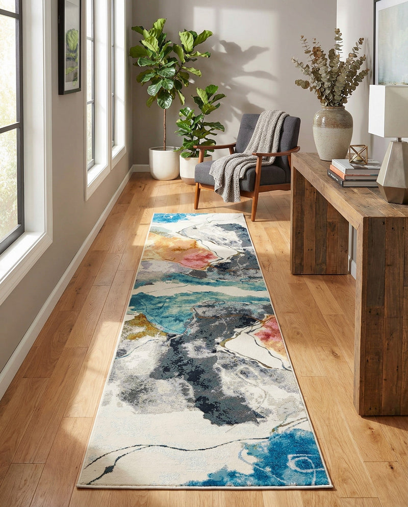 Urban Terrace Collection Area Rug -  Arbor Runner Multi  lifestyle 47