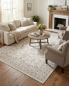 Savannah Elegance Collection Area Rug - Augusta (Ivory) Rectangle Ivory  lifestyle 16