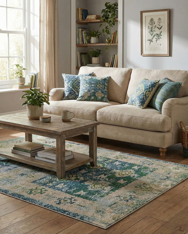 Sierra Collection Area Rug -  Sonoma Rectangle Green  lifestyle 12