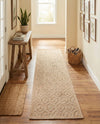 Garden Lattice Charm Collection Area Rug - Arbor (Beige) Runner Beige  lifestyle 32