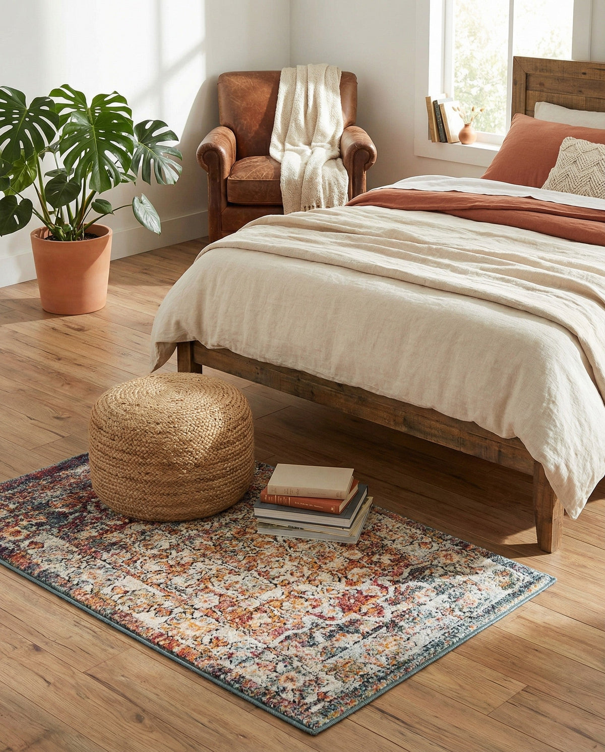 Savannah Soiree Collection Area Rug -  Everglade (Multi) Rectangle Multi  lifestyle 8