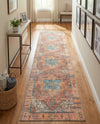 Heritage Elegance Collection Area Rug -  Windsor (Rust Red) Runner Rust Red  lifestyle 71