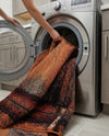 Marrakesh Elegance Collection Area Rug -  Sijilmasa Rectangle Orange  lifestyle 11