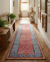 Patio Heritage Collection Area Rug -  Serenity Runner Vintage Salmon Coral  lifestyle 27