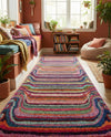 Chromatic Oasis Collection Area Rug -  Dapple Runner Multi  lifestyle 42