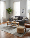 Studio Haven Collection Area Rug -  Gallery (Gray) Rectangle Gray  lifestyle 17