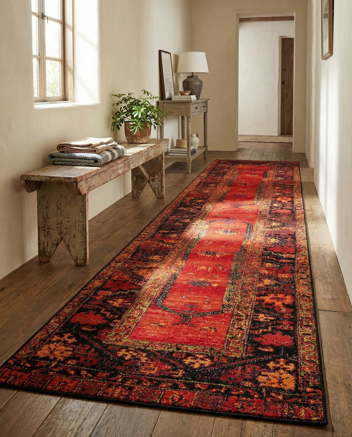 Safari Escape Rugs Collection Area Rug - Serengeti Runner Multi  lifestyle 96