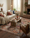 Eden Oasis Collection Area Rug -  Tranquility (Chocolate Brown) Rectangle Chocolate Brown  lifestyle 3