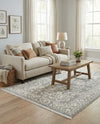 Rustic Charm Revival Collection Area Rug - Farmstead Rectangle Light Gray  lifestyle 54