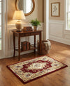 Versailles Elegance Collection Area Rug -  Vincennes Rectangle Red  lifestyle 20