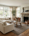 Sequoia Handwoven Jute Collection Area Rug - Aspen Rectangle Black and White  lifestyle 3