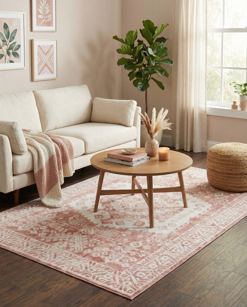 Cambridge Classics Collection Area Rug -  Pembroke (Pink) Rectangle Pink  lifestyle 20