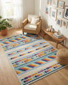 Bahama Breeze Outdoor Collection Area Rug -  Bimini Rectangle Blue  lifestyle 44
