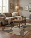 Chromatic Oasis Collection Area Rug -  Zephyr Rectangle Gray  lifestyle 23
