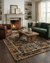 Neptune Elegance Collection Area Rug -  Galatea (Black) Rectangle Black  lifestyle 7