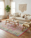 Arcadia Rugs Collection Area Rug -  Shangri-La Rectangle Pink  lifestyle 17
