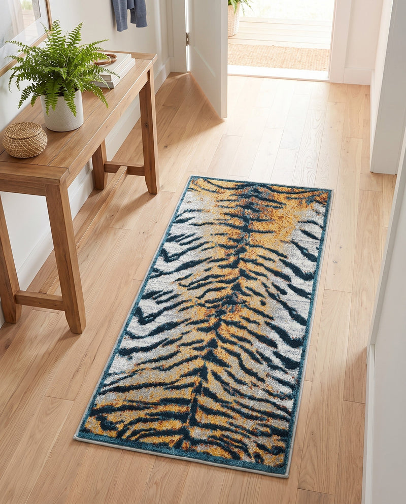 Aegean Elegance Washables Collection Area Rug -  Milos Runner Light Brown  lifestyle 75
