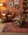 Autumnal Tapestry Collection Area Rug -  Chromaticville Rectangle Multi  lifestyle 14