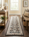 Savannah Elegance Collection Area Rug - Augusta (Fume Gray) Runner Fume Gray  lifestyle 70