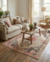 Patio Heritage Collection Area Rug -  Meadow Rectangle Multi  lifestyle 12