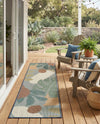 Coastal Terrace Collection Area Rug -  Boardwalk Runner Blue  lifestyle 63
