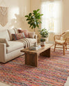 Zigzag Marina Collection Area Rug - HarborStripes Rectangle Multi  lifestyle 19
