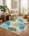 Seaside Blooms Collection Area Rug -  Sunkiss Rectangle Multi  lifestyle 8