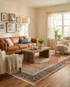 Caribbean Breeze Collection Area Rug -  Vieques Rectangle Rust Red  lifestyle 25
