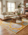 Arcadia Rugs Collection Area Rug -  Atlantis (Orange) Rectangle Orange  lifestyle 8