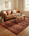 Geneva Terrace Collection Area Rug - Montreux Rectangle Rust Red  lifestyle 15