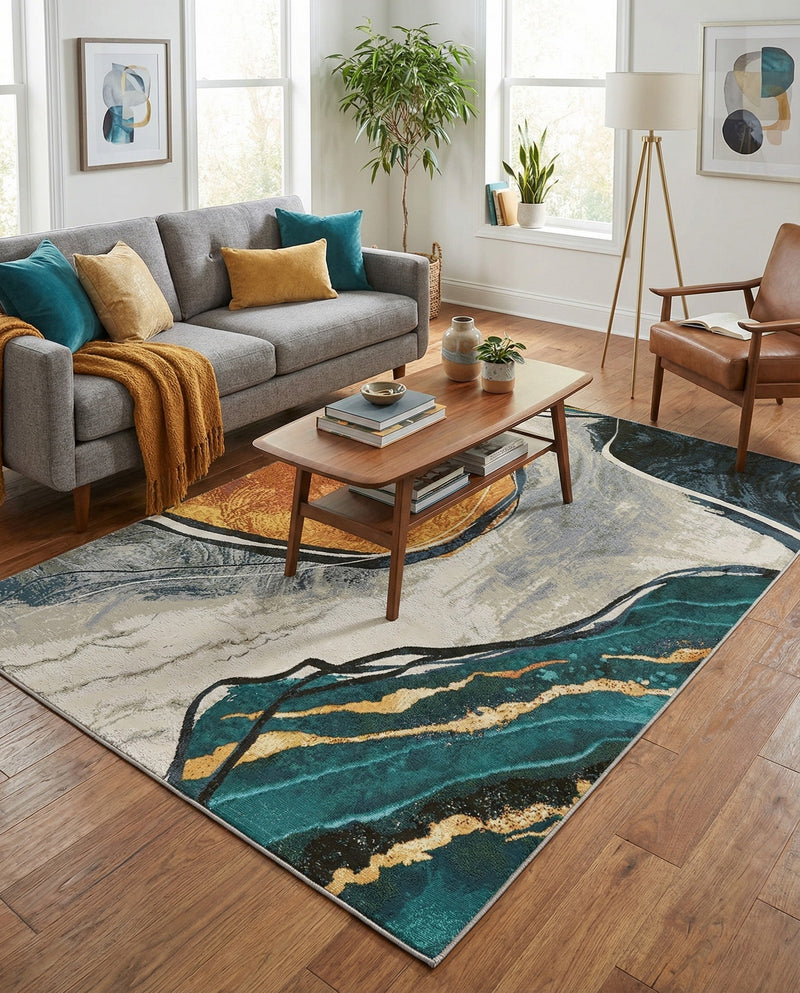 Urban Terrace Collection Area Rug -  Pavilion Rectangle Multi  lifestyle 8