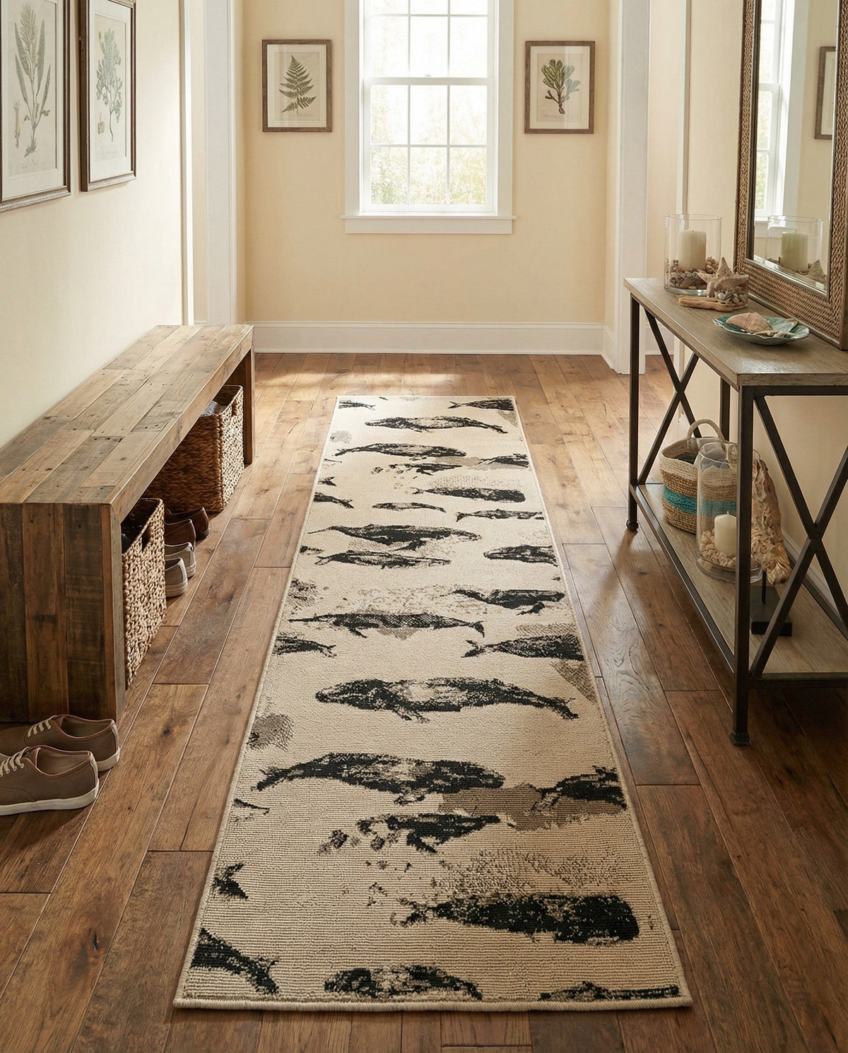 Seaside Haven Rugs Collection Area Rug -  Seabreeze Runner Beige  lifestyle 56