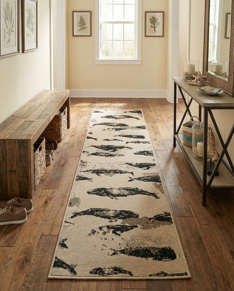 Seaside Haven Rugs Collection Area Rug -  Seabreeze Runner Beige  lifestyle 56