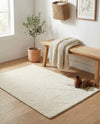 Nordic Loom Geometric Collection Area Rug - Oslo Rectangle Pearl Ivory  lifestyle 23