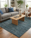 Bloomsbury Elegance Collection Area Rug -  Kensington (Blue) Rectangle Blue  lifestyle 4
