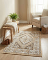 Patio Heritage Collection Area Rug -  Augusta (Natural) Rectangle Natural  lifestyle 18