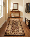 Jaipur Elegance Collection Area Rug -  Nahargarh (Brown) Runner Brown  lifestyle 89