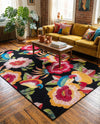 Seaside Blooms Collection Area Rug -  Versailles Rectangle Multi  lifestyle 25