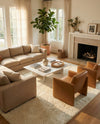 Cozy Comfort Shag Collection Area Rug - Haven (White) Rectangle White  lifestyle 3