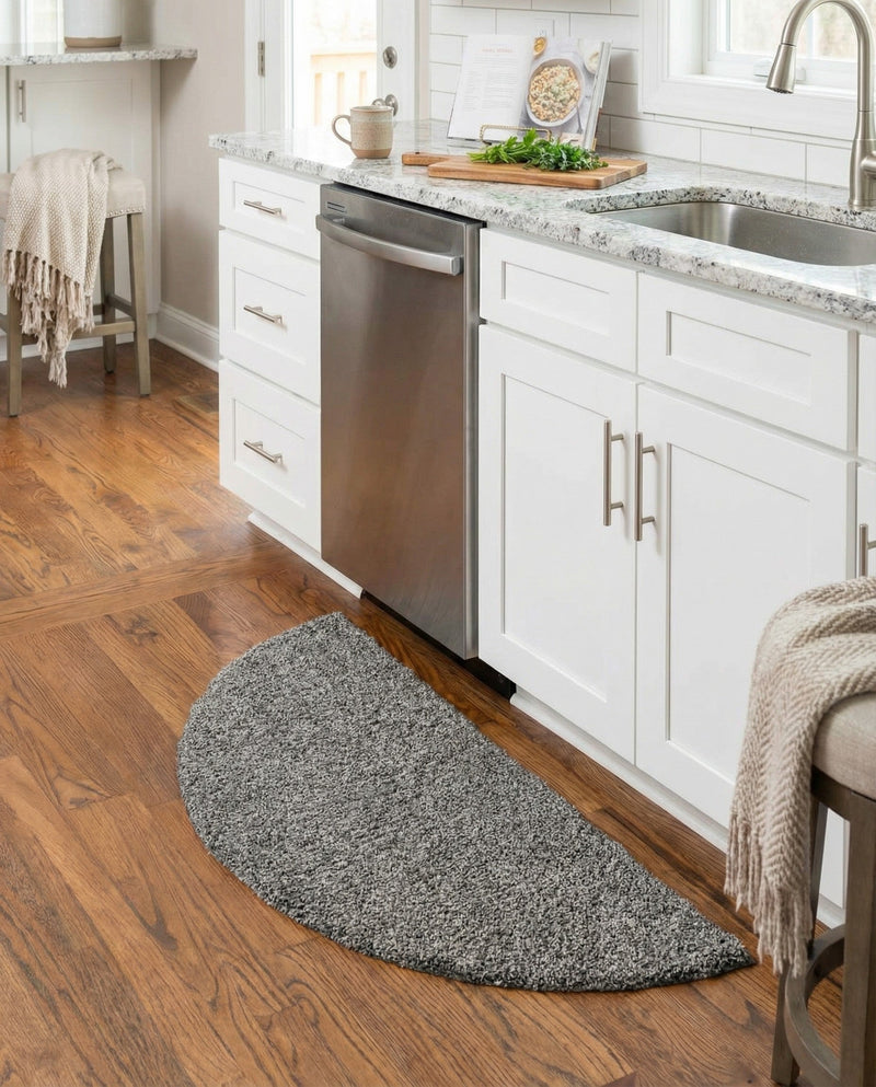 Plush Oasis Collection Area Rug - Serenity (Cloud Gray) Hearth Cloud Gray  lifestyle 70