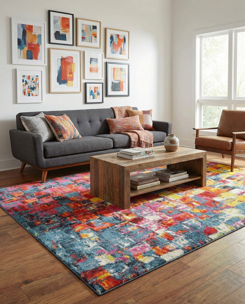 Venetian Elegance Collection Area Rug -  Sant'Erasmo Rectangle Multi  lifestyle 3
