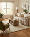 Plush Oasis Collection Area Rug - Serenity (Pure Ivory) Rectangle Pure Ivory  lifestyle 3