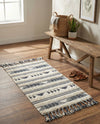 Sonoran Collection Area Rug - Montezuma Rectangle Navy Blue  lifestyle 58