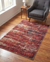 Sahara Essence Collection Area Rug - Oasis (Rust Red) Rectangle Rust Red  lifestyle 22