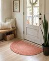 Woven Seaside Jute Collection Area Rug - Savannah (Light Pink) Hearth Light Pink  lifestyle 46