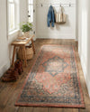 Savannah Threads Collection Area Rug -  Negev Runner Antique Red  lifestyle 40