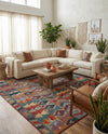 Urban Terrace Collection Area Rug -  Arcade Rectangle Multi  lifestyle 21