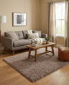 Eternal Plush Oasis Collection Area Rug -  Tranquility (Khaki) Rectangle Khaki  lifestyle 5